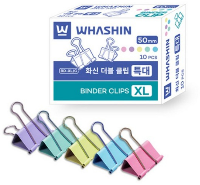 화신 더블클립, 특대, 10개입, 5개