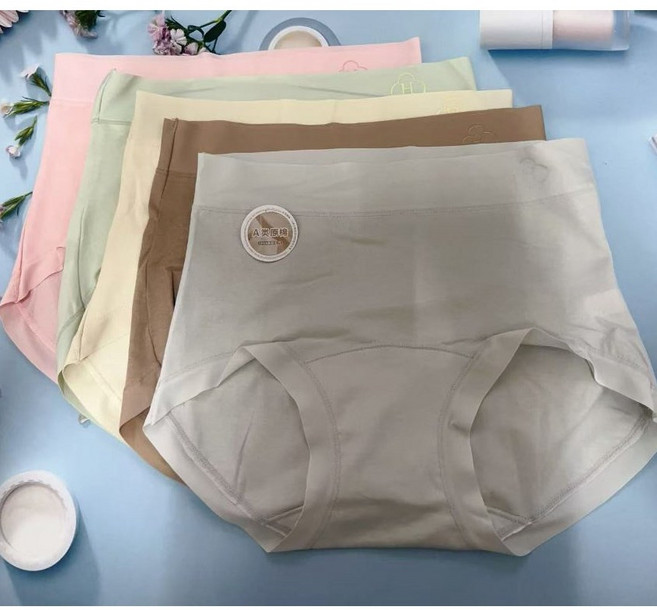 女高腰內褲 5件組 純棉無痕, N/A