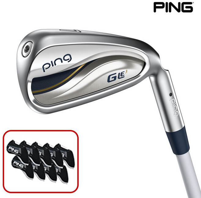 핑 Gle3 여성 아이언 삼양정품, A (6-P UW SW)