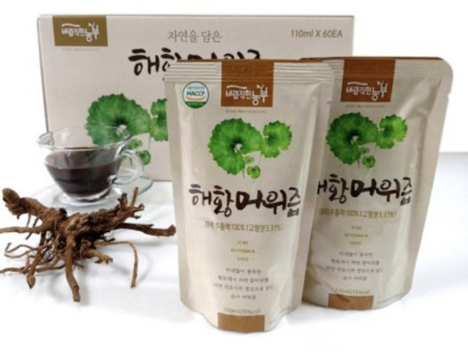 자연산 머위즙110ml x 60포 부모님선물용 차 음료 [원산지:국산(전라북도 김제시)], 60개, 110ml