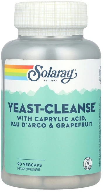 솔라레이 Yeast-Cleanse 베지 캡슐 90정, SOR08132, 1개 - 쿠팡