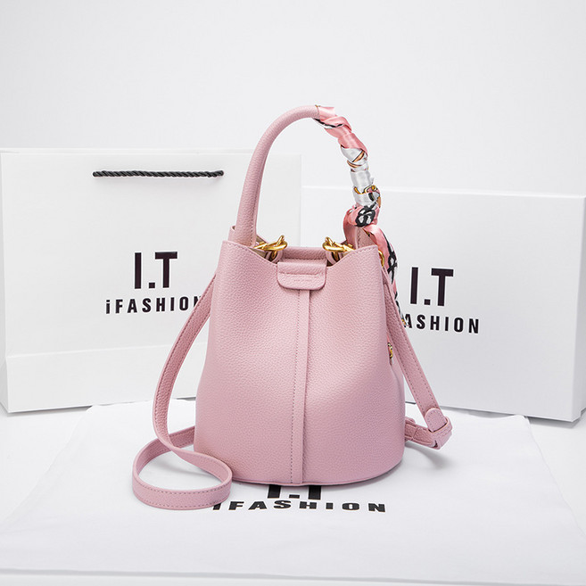 시스슈 소가죽 버킷백 부드러운 직장인 데일리 여성 숄더백 핸드백