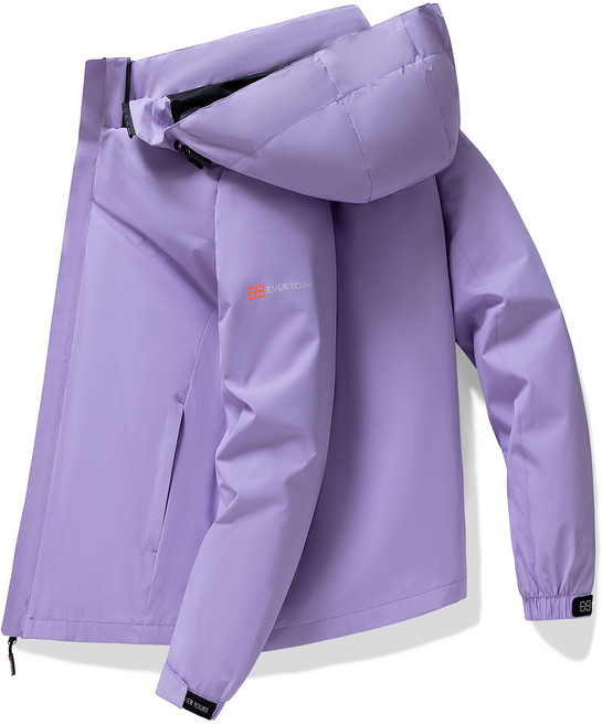 에버유어스 아웃도어 등산복 바람막이 여성 봄 퓨어 컬러 탈부착 트레이닝 등산복