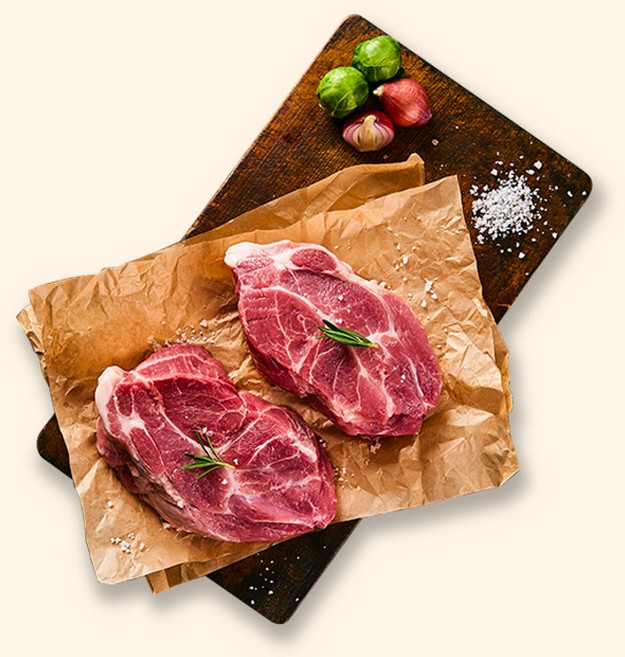 [곡성축협]지리산 고산 흑돼지 목살 500g (구이용/수육용), 1개