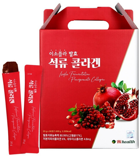 하이헬스 이소플라 발효 석류콜라겐 젤리스틱, 1.6kg, 1개
