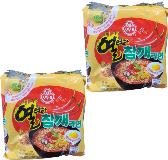 오뚜기 열려라 참깨라면 115g, 8개