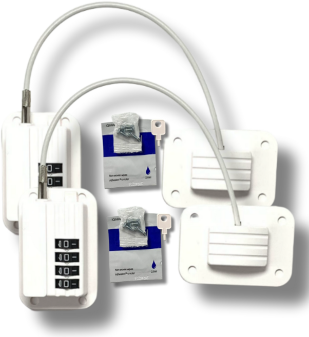 브리엠 비밀번호 잠금장치 강력 무타공, 2개