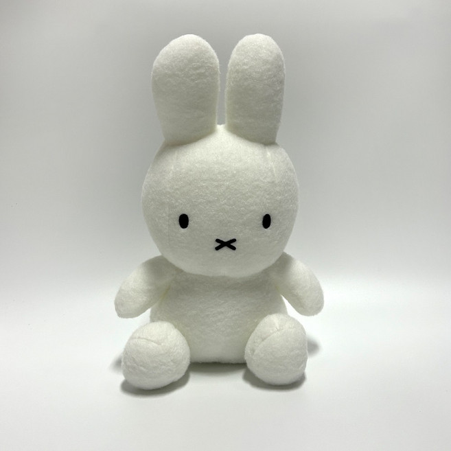 정품 미피 봉제인형 토끼 인형선물 (쇼핑백제공), 1개, 화이트, 25cm