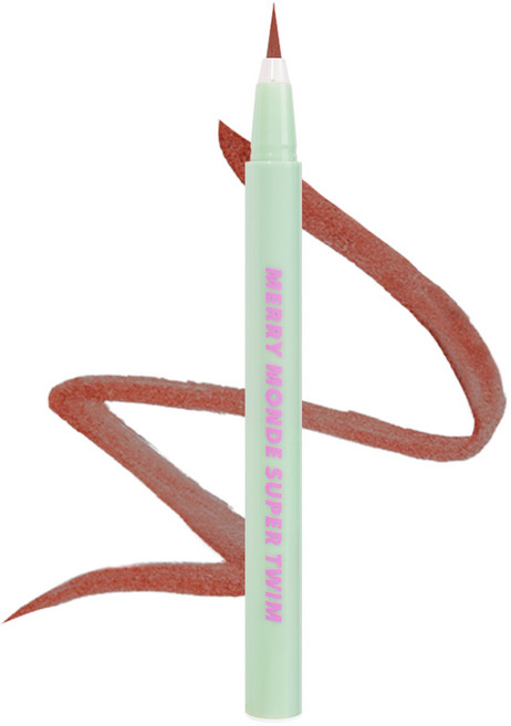 메리몽드 슈퍼트임 펜 아이라이너, 08 #로지트임, 1개