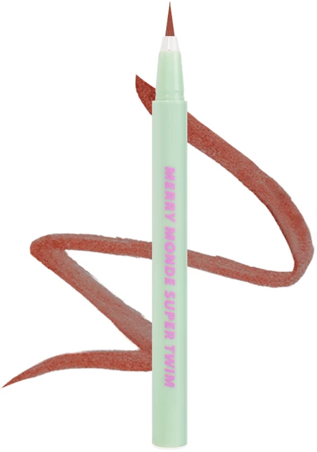 메리몽드 슈퍼트임 펜 아이라이너, 08 #로지트임, 1개 - 쿠팡