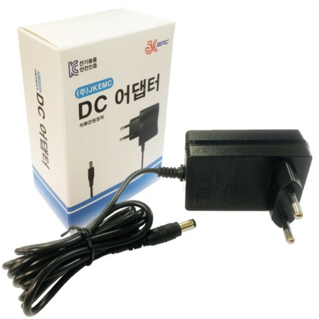 JK전자 DC 어댑터 5V 1A SMPS 직류전원장치, 블랙, 1개