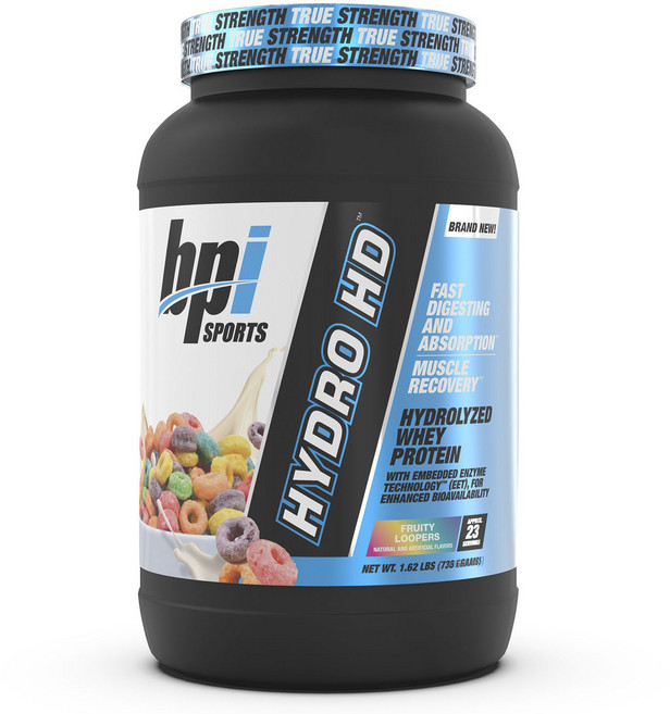 Bpi HYDRO HD水解乳清蛋白粉 水果麥片口味, 1個, 736g