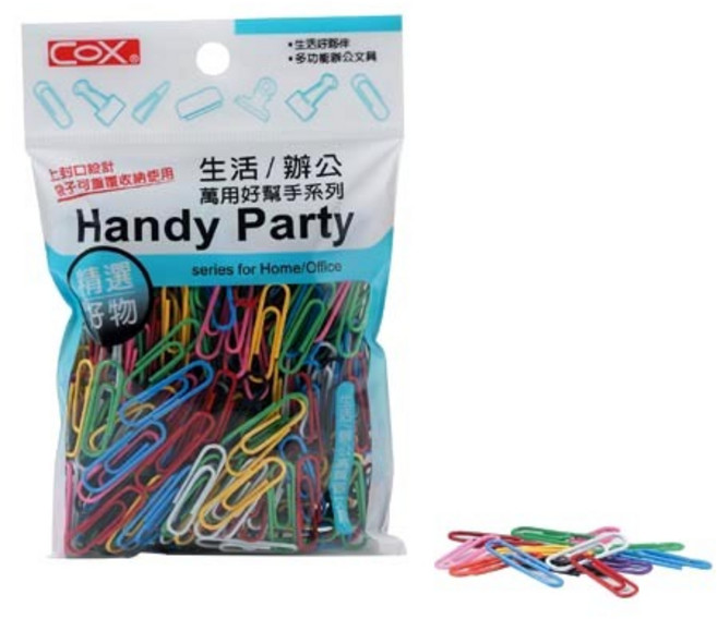 三燕COX 28mm迴紋針, 1個, 彩色HB-280