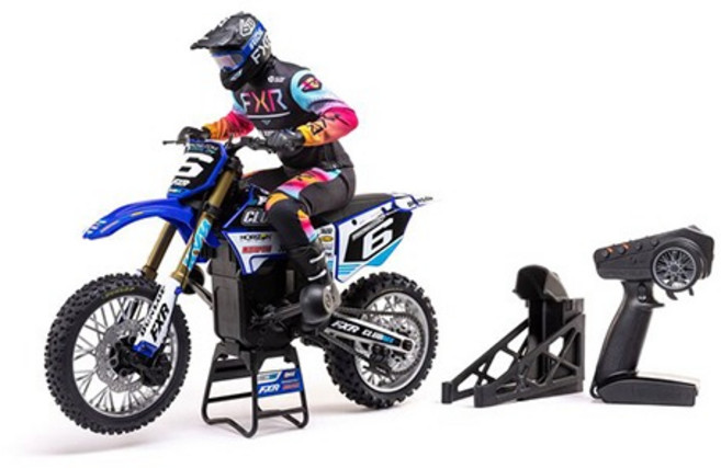 (전동 1/4 RC 오토바이) LOSI Promoto-MX Motorcycle Blue, 1개