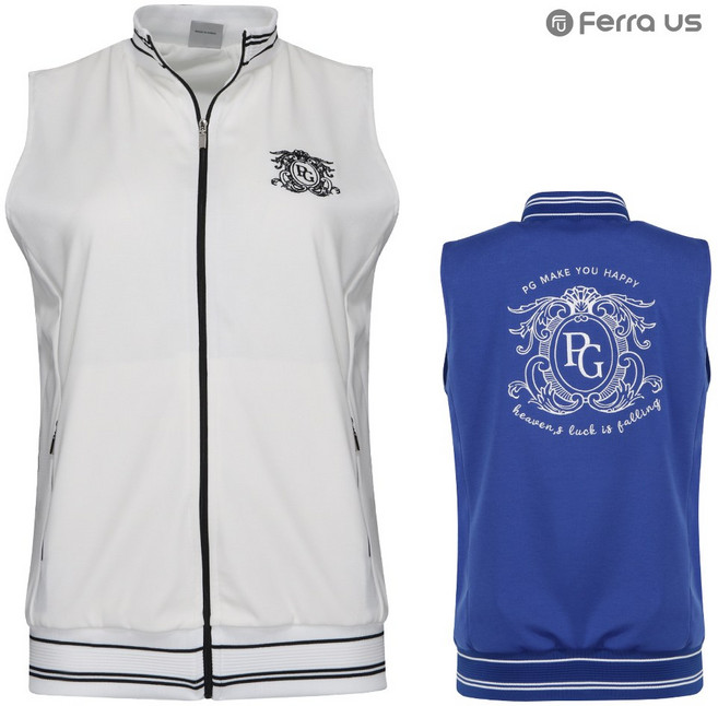 골프연습용품 골프용품 페라어스 여성 지퍼포켓 러블리 골프조끼 AVS4JN6021 베스트