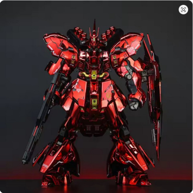 [건담프라모델] 다반 건프라 사바지 RG 투명도금 컬러 1144 플로팅포 + 장총 + 워터스티커가 포함, 1개