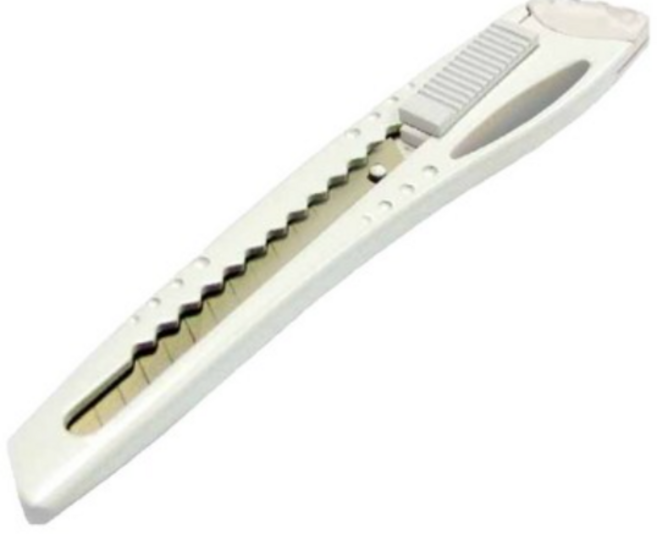 바이하츠 커터칼 소 CT-S, ALL IVORY, 10개