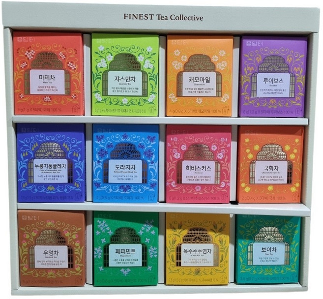 담터 프리미엄 허브티 컬렉션 종합 선물세트(12종), 1세트, 12종