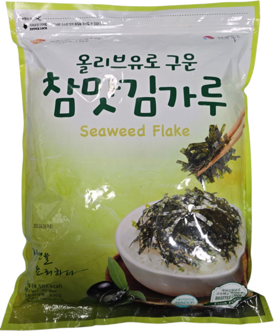 (무료배송) 올리브유로 구운 참맛 김가루 1kgX4개, 4개, 1kg