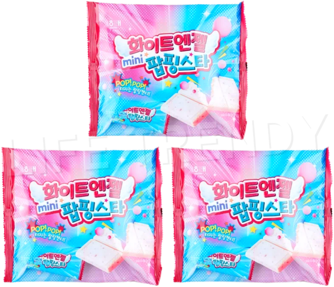 해태 화이트엔젤 미니 팝핑스타, 138g, 3세트