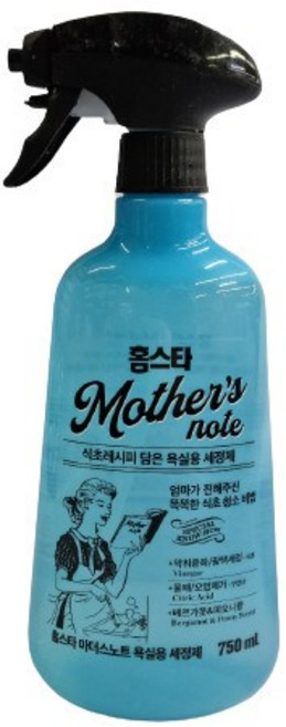 홈스타 마더스노트 욕실용 세정제, 750ml, 4개
