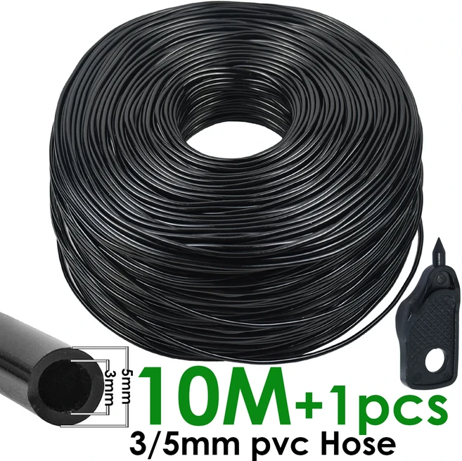 KESLA 양방향 벤드 화살표 드립 관개 급수 시스템 키트 온실 화분 분재용 4 방향 호스 10-100M 2L/H 4L 8L 드리퍼 3mm 5mm, 35MM Hose-10M