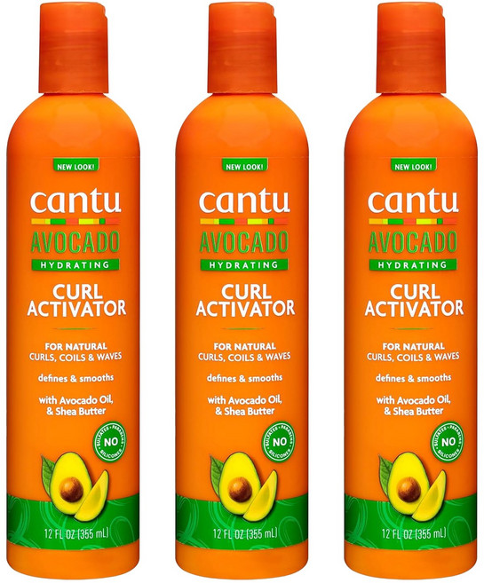 칸투 아보카도 하이드레이팅 컬 액티베이터, 355ml, 3개