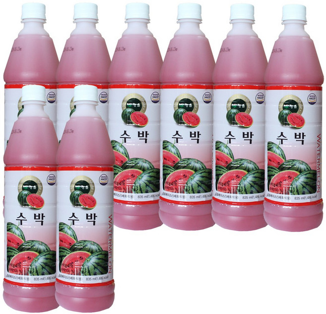 청솔 수박 원액 835ml / 음료베이스, 8개