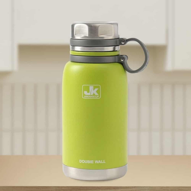 JT 휴대용 보온병(800ml) (그린) 진공텀블러 보온보냉병 차텀블러 등산용보온병
