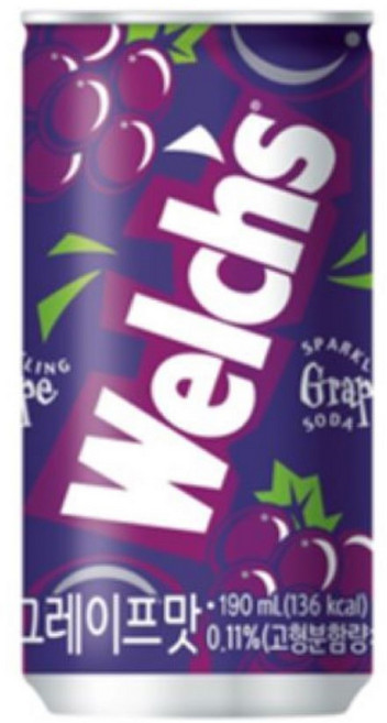 농심 웰치스 포도맛, 24개, 190ml