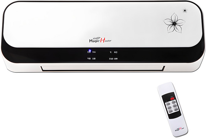 윈드피아 벽걸이 콤비 온풍기, WP-1505, 화이트