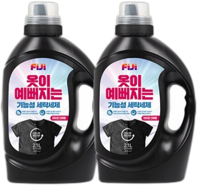 겸용/기능성피지 옷이 예뻐지는 기능성 세탁세제 (어두운 의류용), 2.1L