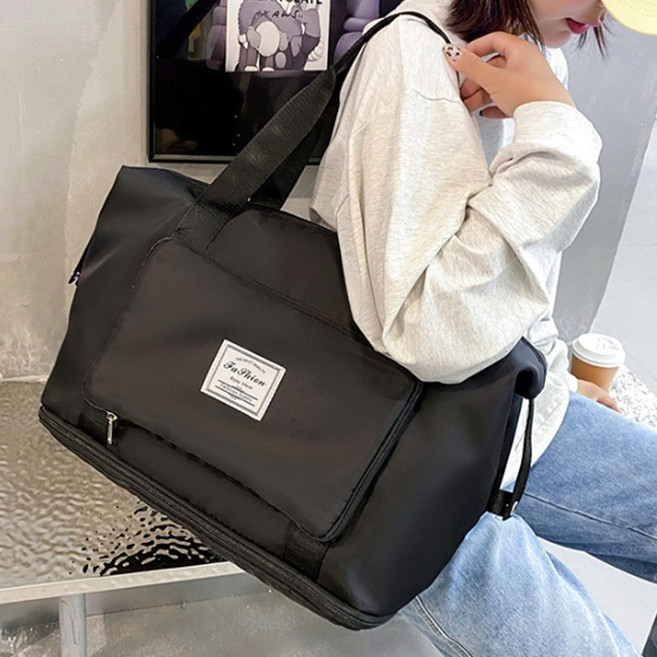 미모먼트 확장형 접이식 여행용 보스턴백 캐리어 보조가방