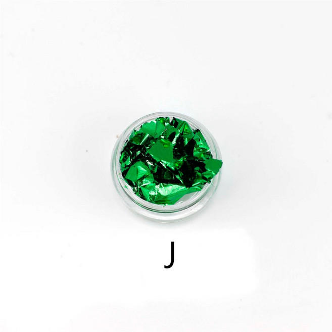Ostar Nails 心緹 光撩箔紙 金箔罐, 1個, J, J