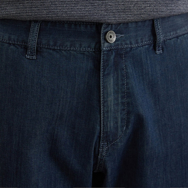 인디안 [26년 여름 최저가] 고급 면혼방 스판 허리밴딩 워싱 캐주얼 청바지 MIFDL5M3261BC