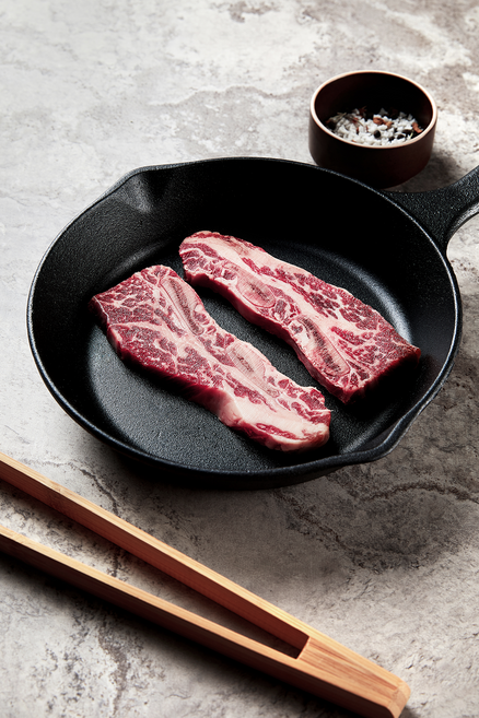 [육라운드] 미국산 초이스 LA갈비 온라인정육점 육라운드 수입소고기 프라임소고기 도매, 1kg, 1개