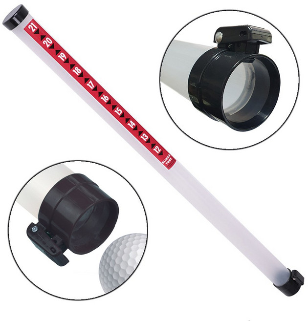 골프공 픽업기 줍기 회수기 수집기 수거기 공21개, 반투명, 1개