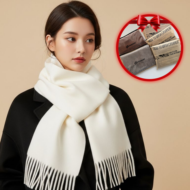브렌아워 부드러운 여성 캐시미어 라이크 머플러 포장 선물용 목도리 6종