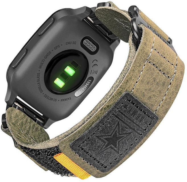Garmin Venu 2 (Venu 2 전용 Venu 2S /3S) / Venu 3 퀵 핀 시계 밴드와 호환 우븐 루프 디자인의 매우 견고한 나일론 스포츠 스트랩, 그레이/3