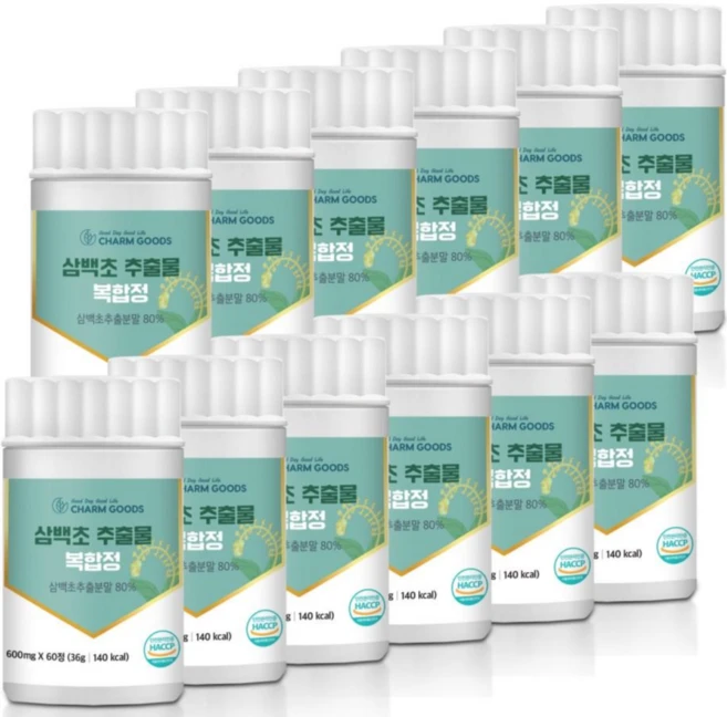 삼백초 추출물 정 식약청인증 HACCP, 12개, 60정 - 쿠팡