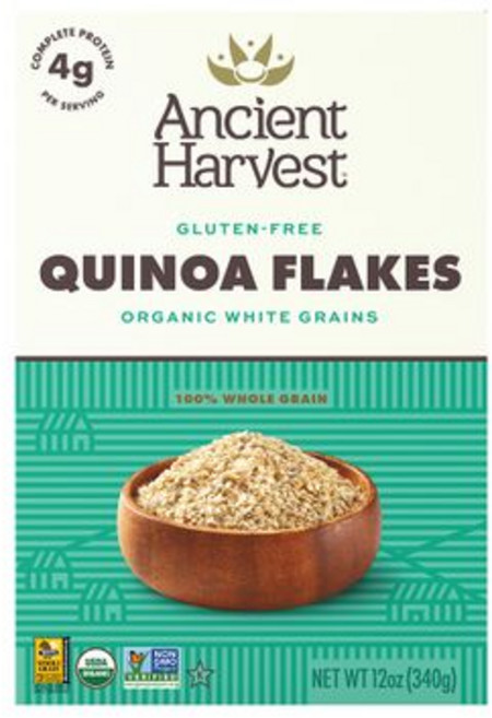 앤션트 하베스트 유기농 퀴노아 플레이크 시리얼 12 온스 (6개 팩) Ancient Harvest Organic Quinoa Flakes Cereal 12 Ounce (Pack, 1개, 348g