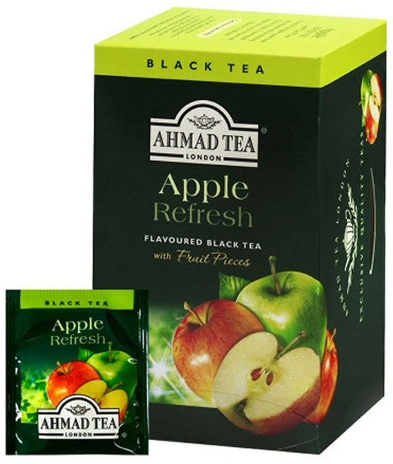 아마드 애플 리프레쉬 블렌딩 사과향 과일홍차 20티백 아마드티 과일향차 블렌딩티 티백차 lan+12864ft, 2g, 1, 20