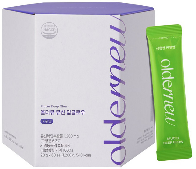[본사공식몰] 올더뮤 뮤신 딥글로우 키위맛, 10회분, 6박스