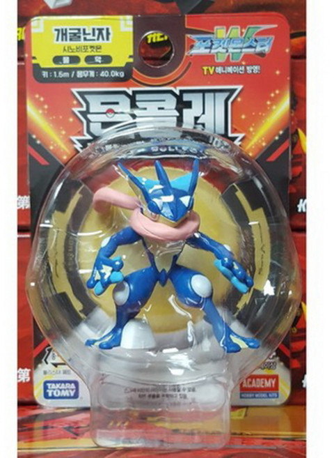 포켓몬스터 몬콜레 개굴닌자 피규어 초미니피규어, 1개