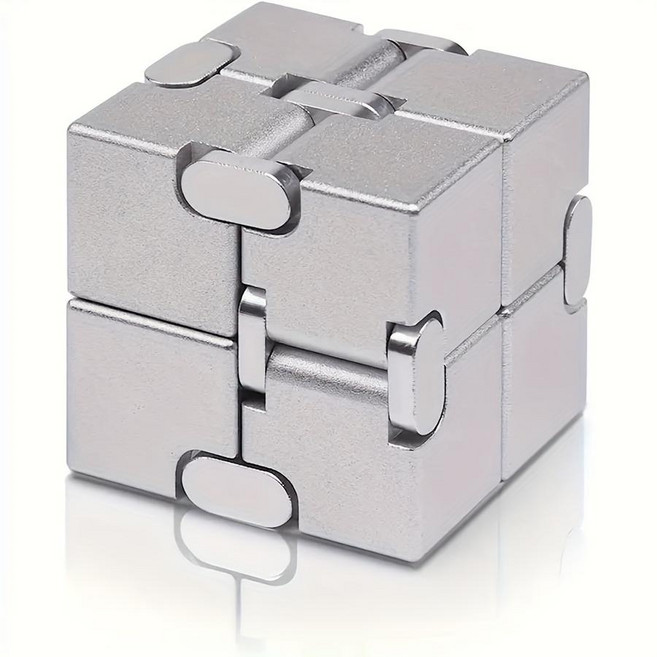 무한 회전 큐브 퍼즐, 실버, 1개