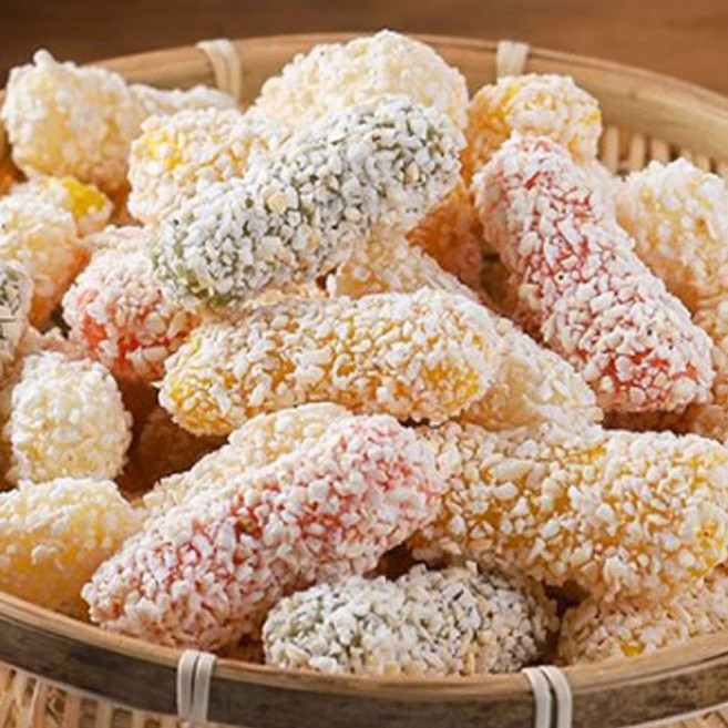 한옥마을한과 유과+쌀강정 선물세트 찹쌀유과 강정 한과 명절선물 과자세트 전통과자, 1박스, 1.5kg