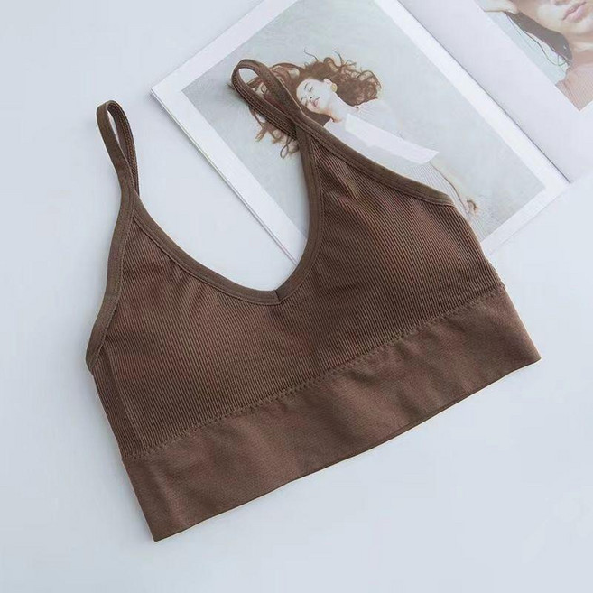 good 服無袖寬鬆罩衫設計感綁帶露背跑步健身運動上衣女