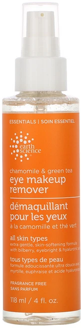 Earth Science 아이 메이크업 리무버 카모마일 녹차 무향 4 fl oz (118 ml) 2팩, 1개 - 쿠팡
