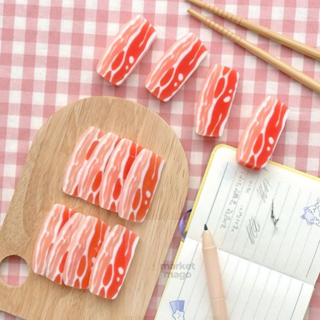 마켓마고Z 삼겹살지우개 32개세트 초등학생선물