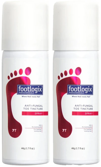 Footlogix 풋로직스 안티 펑거 손발톱 스프레이 50ml 2개 구성, 1개입 - 쿠팡